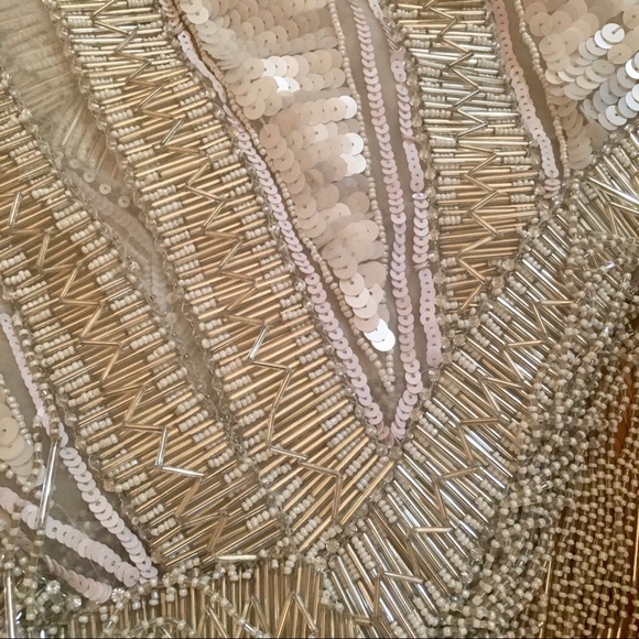 KAS New York Beaded Fringe Festival Vest XS - Picture 7 of 13